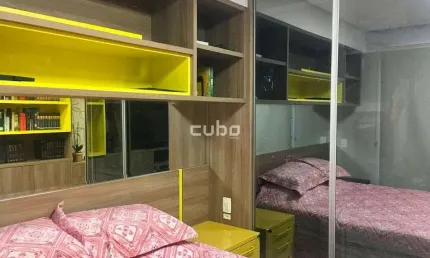 Excelente apartamento studio para locação semi-mobiliado no tatuapé