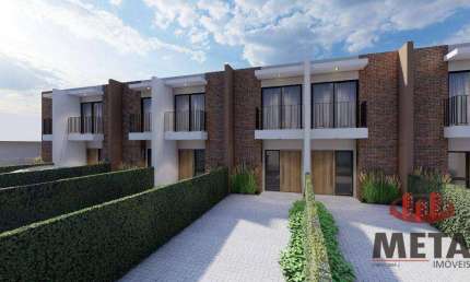 Casa com 2 dormitórios à venda, 92 m² por R$ 626.739,73 - Boa Vista - Joinville/SC