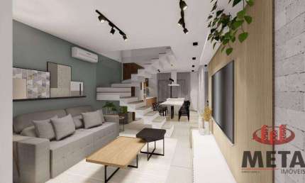 Casa com 2 dormitórios à venda, 94 m² por R$ 643.443,74 - Boa Vista - Joinville/SC