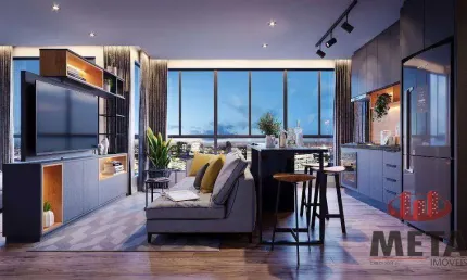Cobertura com 1 dormitório à venda, 69 m² por R$ 695.608,97 - Saguaçu - Joinville/SC