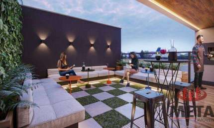 Apartamento Garden com 1 dormitório à venda, 51 m² por R$ 482.000,00 - Bucarein - Joinville/SC