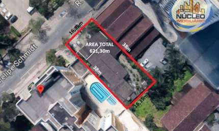 Terreno à venda, 621 m² por R$ 1.900.000,00 - Centro - Joinville/SC