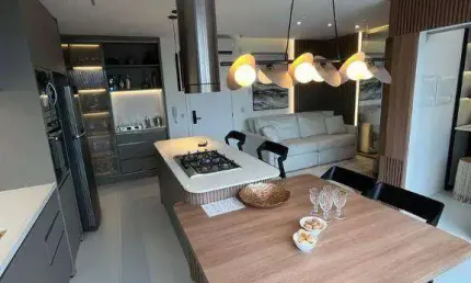 Apartamento garden com 3 dormitórios à venda, 182 m² por r$ 1.370.000,00 - santo antônio - joinville/sc