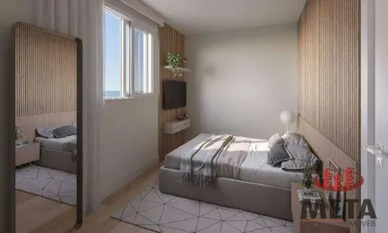 Apartamento com 2 dormitórios à venda, 5159 m² por R$ 450.608,53 - Balneário Santa Clara - Itapoá/SC