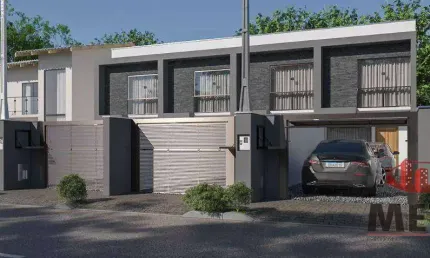 Casa com 2 dormitórios à venda, 93 m² por R$ 386.000,00 - Nova Brasília - Joinville/SC