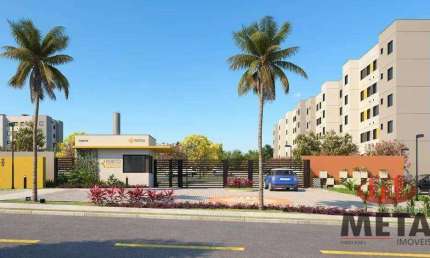 Apartamento com 2 dormitórios à venda, 43 m² por R$ 276.460,22 - Vila Nova - Joinville/SC