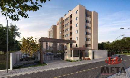 Apartamento com 2 dormitórios à venda, 51 m² por R$ 382.104,27 - Floresta - Joinville/SC