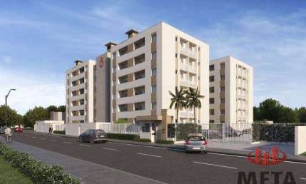 Apartamento com 2 dormitórios à venda, 51 m² por R$ 380.923,42 - Espinheiros - Joinville/SC
