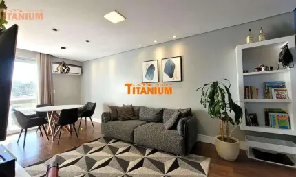 Apartamento mobiliado à venda com 2 dormitórios, garagem coberta, ótima localização no bairro ideal em novo hamburgo.