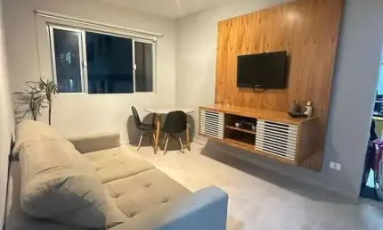 Vendo apartamento mobiliado, 01 dormitório, Itararé, São Vicente