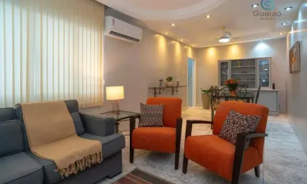 Vendo apartamento mobiliado, 02 dormitórios, garagem, gonzaga, santos, a 1 quadra da praia!