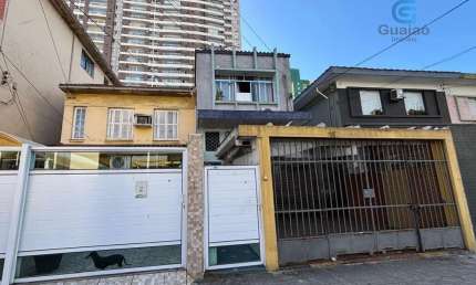 Vendo Dois Terrenos Paralelos, àrea total 433 metros quadrados, Com Sobrados, Encruzilhada, Santos/SP.