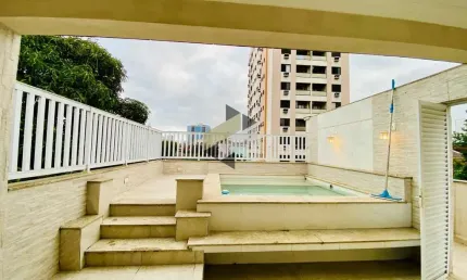 Casa Sobreposta para Venda em Santos, Aparecida, 3 dormitórios, 3 suítes, 6 banheiros, 2 vagas