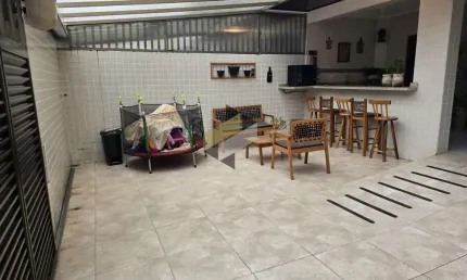 Sobrado geminado para venda em santos, embaré, 3 dormitórios, 1 suíte, 4 banheiros, 3 vagas