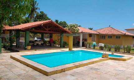 Casa de Praia/Usada para Locação em São Gonçalo do Amarante, Taíba, 5 dormitórios, 3 suítes, 5 banheiros, 22 vagas