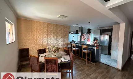 Casa para Venda em Pirassununga, Jardim Petropolis, 3 dormitórios, 1 suíte, 2 banheiros, 2 vagas