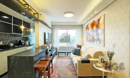 Apartamento dois dormitórios com duas vagas de garagem na Cidade Baixa