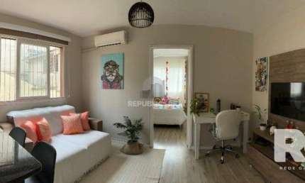 Belo Apartamento de Um Dormitório no Bairro Santana.