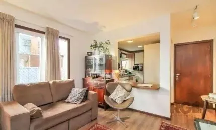 Apartamento no bairro auxiliadora de 1 dormitório e 2 vagas