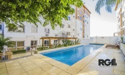 Apartamento no urbano menino deus de 1 dormitório vaga e pátio