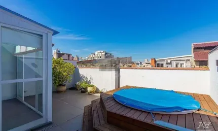 Cobertura 1 dorm à venda Rua Vicente da Fontoura, Santana - Porto Alegre