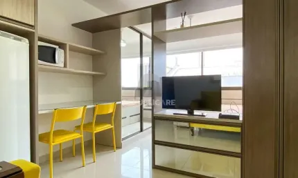 Apartamento mobiliado com vista para o Guaíba no Centro Histórico