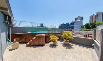 Cobertura para venda - 151.17m², 2 dormitórios, 2 vagas - higienópolis