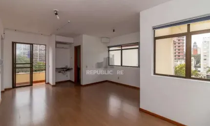 Sala a com 40m² privativos vaga e elevador, na rua barão do gravataí, menino deu