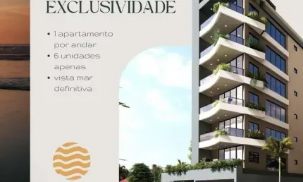 LINDO APARTAMENTO FRENTE-MAR PE NA AREIA EM PRAIA PARADISIACA