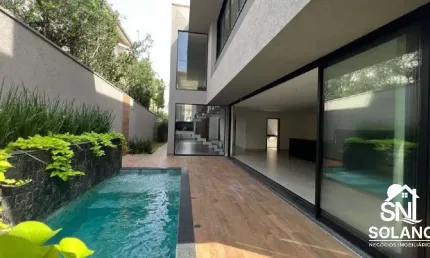 Casa de alto padrão a venda no condomínio jardins madri go