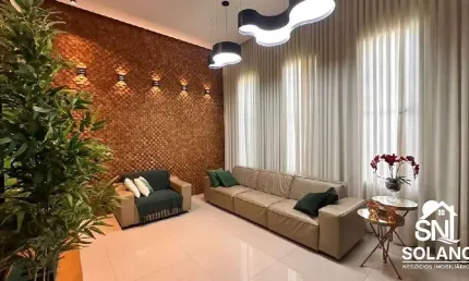Casa em condomínio fechado com 4 quartos à venda na Rua das Serôneas, 134, Jardins Lisboa, Goiânia