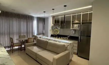 Apartamento mobiliado de 49m², localizado no Edifício Residencial Metropolitan Sidney Business &amp; Lifestyle, Jardim Goiás.