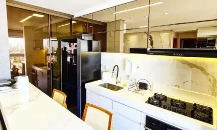 Apartamento varandas do parque nascente 2qts, 3 banheiros,72m² jardim atlântico go.