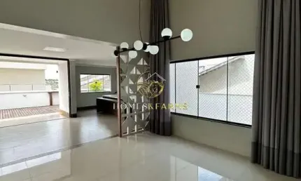 Casa em condomínio fechado com 3 quartos para alugar na Avenida Vale Verde, SN, Alphaville Flamboyant Residencial Araguaia, Goiânia, 320 m2 por R$ 14.000