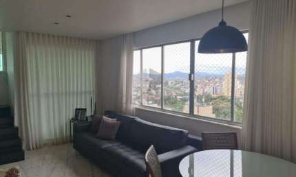 Cobertura à venda, 2 quartos, 2 suítes, 2 vagas, Funcionários - Belo Horizonte/MG