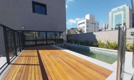 Área privativa à venda, 1 quarto, 1 vaga, Funcionários - Belo Horizonte/MG