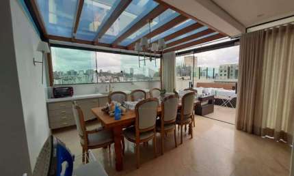 Cobertura à venda, 2 quartos, 1 suíte, 3 vagas, Santo Antônio - Belo Horizonte/MG