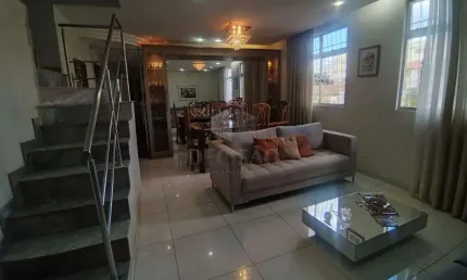 Cobertura à venda, 5 quartos, 1 suíte, 2 vagas, Santa Tereza - Belo Horizonte/MG