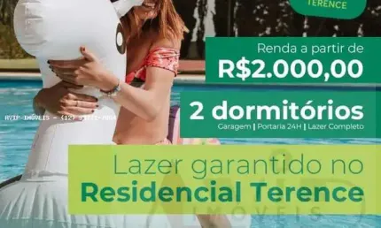 Apartamento para Venda em Tremembé, Vera Cruz, 2 dormitórios, 1 banheiro, 1 vaga