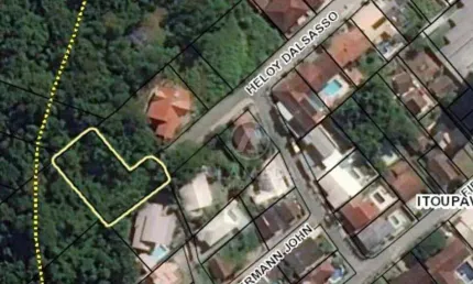 Terreno à venda, 1014 m² por r$ 600.000,08 - itoupava seca - blumenau/sc