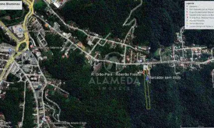 Terreno à venda, 8375 m² por r$ 450.000,08 - ribeirão fresco - blumenau/sc