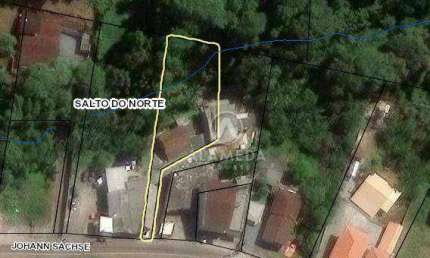 Terreno à venda, 790 m² por R$ 470.000,01 - Salto do Norte - Blumenau/SC
