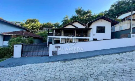 Casa com 5 dormitórios à venda, 400 m² por r$ 750.000,00 - água verde - blumenau/sc