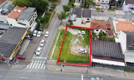 Terreno à venda na Rua Eneas Marques, Cidade Jardim, São José dos Pinhais