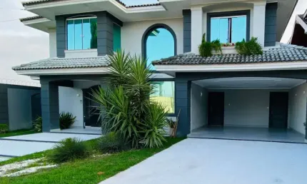 Casa Sobrado - Condomínio Residencial Sunset Park - Pq. Residencial Aquárius - 6 Dorm. 480m²