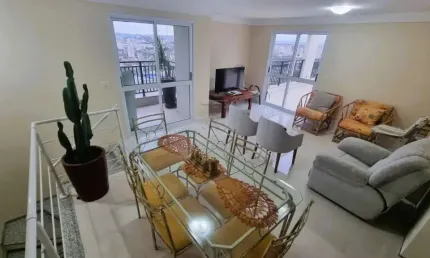 LINDA COBERTURA DUPLEX PARA VENDA NO JARDIM AQUARIUS - 243,00 METROS QUADRADOS.