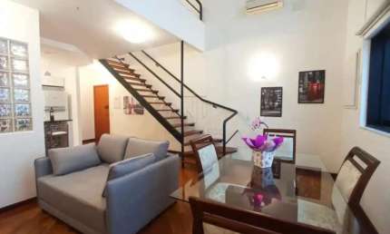 Apartamento Duplex mobiliado para locaçao no Jd Aquarius