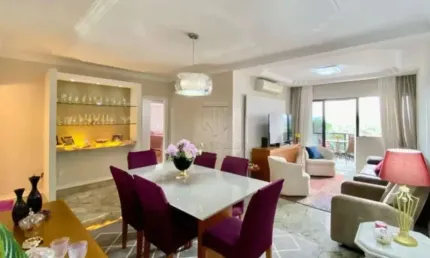 Lindo apartamento com vista permanente, com 134 metros quadrados - jardim aquarius.