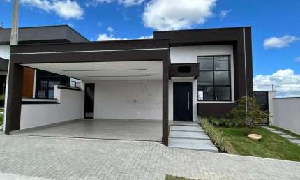 CASA TÉRREA À VENDA - 3 DORMITÓRIOS 1 SUÍTE MÁSTER COM CLOSET - CONDOMÍNIO RESERVA RUDÁ - BAIRRO FLORESTA - SJC