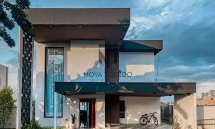 CASA SOBRADO ALTO PADRÃO Á VENDA - 273,89m² - 4 DORMITÓRIOS 1 SUÍTE MÁSTER - RESIDENCIAL MONT CARLO - URBANOVA